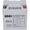 MHPower GE28-12 Gélový akumulátor 12V/28Ah, Terminál T2 - M6, Deep Cycle GE28-12
