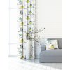 Záves dekoračný alebo látka, OXY Sovy, žltomodrý, 150 cm 150 cm