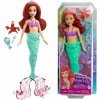 Disney Princess bábika princezná Ariel + krab Sebastian a príslušenstvo HLW35