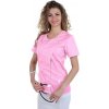 Perlička® Zdravotnícka blúzka ELIZABETH Ružová/Biela Veľkosť: 46, Farba: ružová/biela
