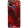 Odolné silikónové puzdro iSaprio - RedMarble 17 - Samsung Galaxy M21