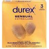 RECKITT BENCKISER DUREX Sensual extra lube 3 kusy
