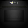 Bosch Séria 8 Zabudovateľná kombinovaná rúra s mikrovlnami 60 x 60 cm čierna HMG778NB1