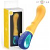 Intense - shaggy g-spot vibrator yellow