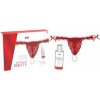 Intt Brazilian Red Panty With Pearls And Lubricating Gel 50 ml