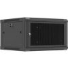 Lanberg závesná racková skriňa 19'' 6U 600X600 čierna perforované dvere