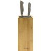 KingHoff Stojan na nože bambus 10,5x10,5x23cm (KH-1559)