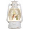 Lampáš MagicHome Vianoce, snehuliak, plast, 1xLED teplá biela, 12x10x20.5 cm, 3xAA