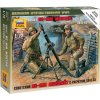 ZVEZDA Wargames WWII figurky 6109 Soviet 82-mm Mortar with Crew 1:72