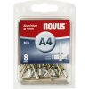Novus Office 105082306 slepý nit (Ø x d) 4 mm x 8 mm hliník hliník 30 ks; 105082306