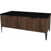 Kúpeľňová skrinka nízka Devo Lotos bronzová/čierna 110 x 46 x 53 cm LF-SZS2SW110x46-F115