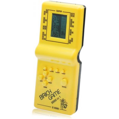 Baibian E-9999 Digitálna hracia konzola 9999v1, LCD displej, žltá