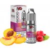 10ml Raspberry Peach Bliss IVG 6000 Salt e-liquid, obsah nikotínu 20 mg