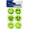 Force Smile reflexné nálepky neónovo-žlté