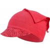 Little Angel Šatka tenká šilt Outlast®s UV faktorom jahodové jahodové kvietky