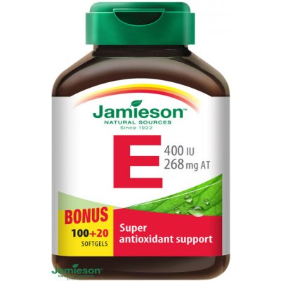 Jamieson Vitamín E 400 IU 120 kapsúl