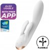 Vibrátor SATISFYER DOUBLE FLEX biely