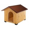 Ferplast Domus drevená búda pre psa MAXI 107,5 x 130 x 103 cm