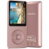 Kapesní MP3 přehrávač 8 GB, až 70 h přehrávání, růžově zlatý Nové