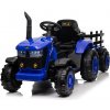 Mamido Mamido Detský elektrický traktor s vlečkou 12V 7Ah modrý