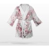 Takoy Panel so strihom S šifón / silky kimono sakura kvety -NS-13048