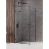 New Trendy EXK-1829 AVEXA BLACK obdĺžnikový sprchový kút 110 x 90 cm, ľavý 110 x 90 cm čierna