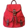 Batoh Retro Mini Dot Mania - červený červená