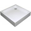 Sprchová vanička Ravak Angela PU 80x80 cm samonosná s panelom A004401120