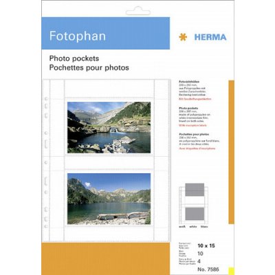 Herma fotophan 10x15 white 10 Sheets 7586