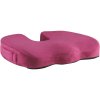 Powerton Podsedák, pod zadok, ergonomický, vínovo červený, pamäťová pena, Powerton