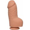 Doc Johnson The D Fat D Dual Density 8 Inch with Balls ULTRASKYN Vanilla