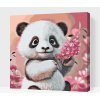 Vymalujsisam.sk Maľovanie podľa čísiel - Roztomilá panda Veľkosť: 50x50cm, Rám: Na kartónovej doske
