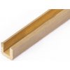 aero-naut Mosadzný U-profil 6x2x1000mm