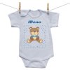 Boodyy Body s krátkym rukávom s menom dieťaťa Medvedík Chlapec 50 (0 mesiacov)
