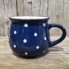 Dots Keramický hrnček modrá 230 ml