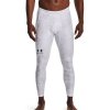 Pánske legíny Under Armour UA HG IsoChill Prnt Leggings - Pánske kompresné legíny UA HG IsoChill Prnt Leggings s praktickým vreckom na boku od značky Under Armour, biele vyhotovenie so vzorom. - 34846