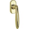 HOPPE okenní klika VERONA - Secustik, 7 x 32-42 mm, mosaz leštěná