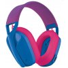 Logitech G435 LIGHTSPEED - bezdrôtové herné slúchadlá - modrá/malinová 981-001062