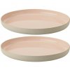 Stelton Raňajkový tanier EMMA 19 cm ružová farba kamenina 2 ks