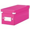 LEITZ Krabice na CD Click & Store, Růžová 60410023