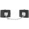 Kink - Fixed Wrist Restraints With Chain 30 Cm And Padlock Closure Black Adjustable 16-23