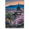 Vymalujsisam.sk Maľovanie podľa čísiel - Japonský chrám Veľkosť: 40x60cm, Rám: Na kartónovej doske