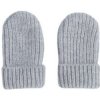Lodger dětské vlněné rukavice Folklore Merino Wool Drizzle sivá