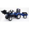 FALK - Šliapací traktor New Holland T8 s nakladačom a vlečkou (FA-3090M)