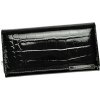 Gregorio BC-106 čierna dámska kožená peňaženka 19 x 10 x 3,3 cm