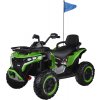 Veľká detská elektrická štvorkolka 4x4 zelená