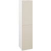 Dreja Vysoká kúpeľňova skrinka PORTO SVD2 35 - N01 Biela lesk / Úchytka T00 / M19 Cream mat / Pravé