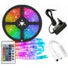 Sada: 2.5m RGB LED pásik do interieru 60 SMD5050/m, 14.4W/m, IP20 + zdroj + RGB ovládač