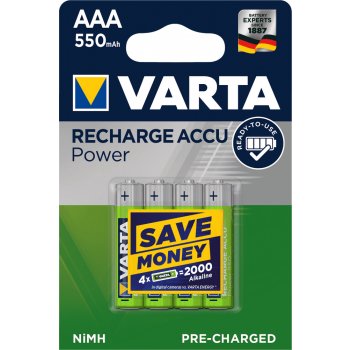 Varta Power AAA 550 mAh 4ks 56743 101 404