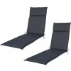 Livarno® Podsedák na kreslo Houston, antracitová, 2 kusy (800012762)